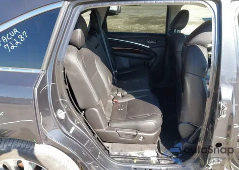 2015 Acura Mdx Technology Package z USA, uszkodzony, nr VIN 5FRYD4H46FB001393